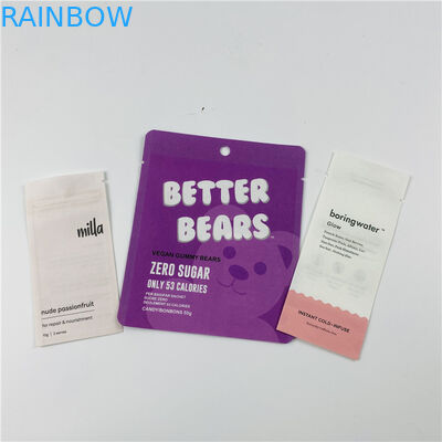 Saco Ziplock de Mylar da folha de alumínio de VMPET MOPP 100mircon