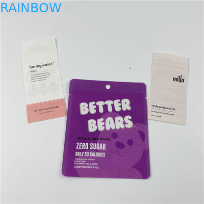 Saco Ziplock de Mylar da folha de alumínio de VMPET MOPP 100mircon