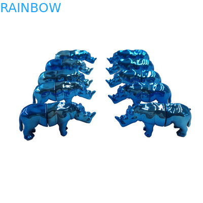 Forma plástica 350g do cavalo das garrafas de comprimido da pantera do rinoceronte do comprimido do sexo de CMRK