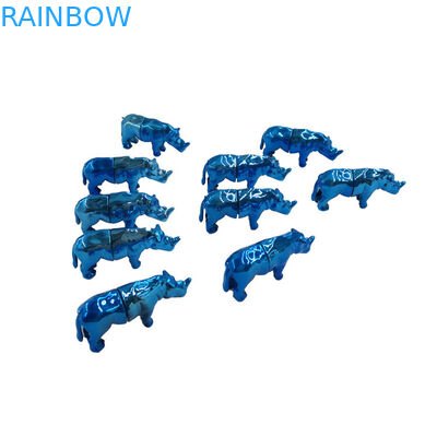 Forma plástica 350g do cavalo das garrafas de comprimido da pantera do rinoceronte do comprimido do sexo de CMRK