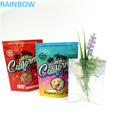Digital reusável que imprime sacos de plástico Doypack que do alimento o zíper de alumínio ensaca a prova feita sob encomenda Mylar do cheiro ensaca para cookies gomosas