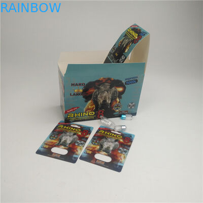 Cartão da bolha do GV 200mic 3d para os comprimidos masculinos 500K 600k