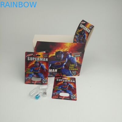 Cartão da bolha do GV 200mic 3d para os comprimidos masculinos 500K 600k