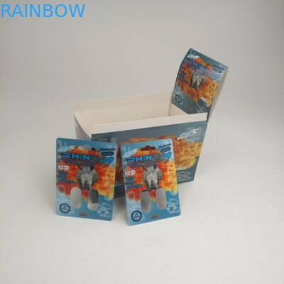 Rinoceronte 7 de FDA 200mic umidade do cartão da bolha 50000 3D - prova