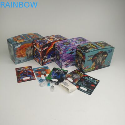 platina super do rinoceronte 600K 700K do cartão da pantera 3D do GV 90mic