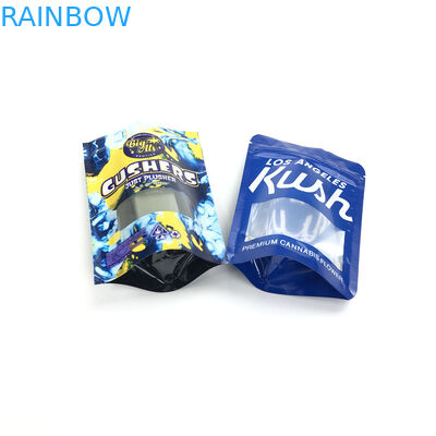 O cheiro do saco da cookie do toque macio de CBD 3.5g impermeabiliza o empacotamento sem perigo para as crianças do malote da folha de Mylar