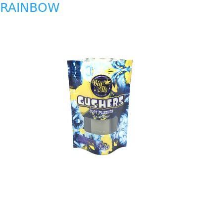 Logo For Wheat Flour Seed feito sob encomenda com Plastique do saco de Bolsa do zíper está acima o malote ensaca a janela cosmética