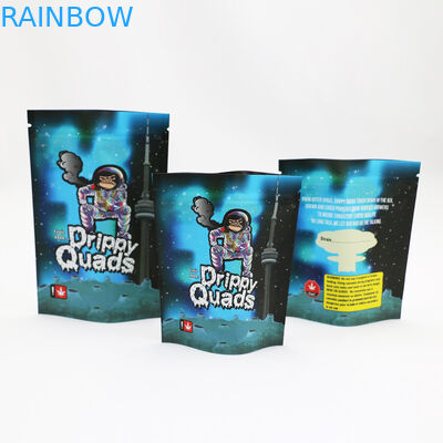 O cheiro do zíper da folha impermeabiliza o saco de empacotamento da erva daninha de CMYK Mylar