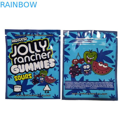 cannabis do saco THC de Mylar dos doces de 200mic CBD Gummies