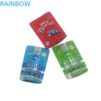 Sacos do cannabis da folha de alumínio do cânhamo 7g 3.5g das flores