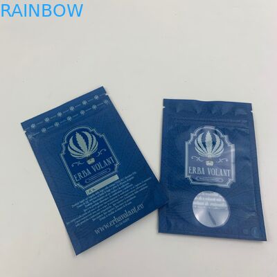 Saco 18x26cm do cigarro da soldadura térmica do zíper VMPE 1500microns