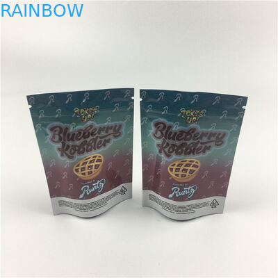 Sacos de empacotamento da erva daninha plástica de Mylar 7g 3.5g 14g 100micron