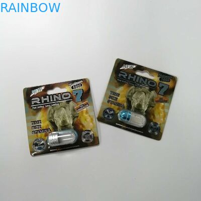 Cartões de papel dos comprimidos brancos pretos do sexo da pantera CMYK 8*12cm para o comprimido