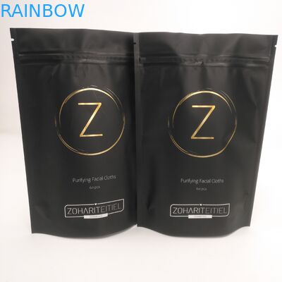 O zíper do GV do MOPP VMPET levanta-se o malote para o pano de limpeza facial