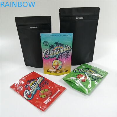 Gravure de Gummies que imprime o malote de empacotamento 3.5g 7g 14g do cigarro