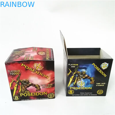 500k cartões plásticos sexuais do comprimido 3d com exposição de 24ct 30ct