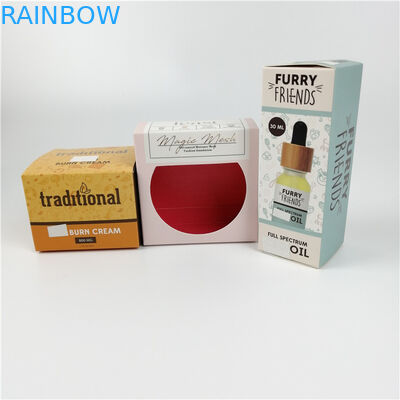 O costume de carimbo quente das cookies do cartão imprimiu as caixas de papel com logotipo privado