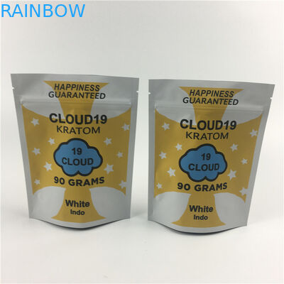 Malotes impressos feitos sob encomenda Matte Child Resistant do suporte de Mylar da erva daninha do toque macio acima