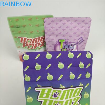 Ziplock comestível congelado resistente de Mylar dos malotes resealable da folha das cookies da criança