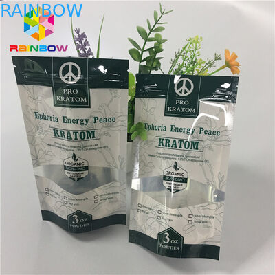 O Ziplock Resealable de Mylar da prova do cheiro levanta-se malotes com janela