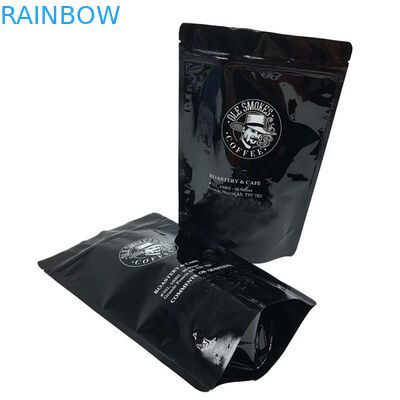 Malote plástico Ziplock de feijões de café do entalhe do rasgo que empacota 100g 200g 250g 500g