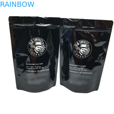 Malote plástico Ziplock de feijões de café do entalhe do rasgo que empacota 100g 200g 250g 500g