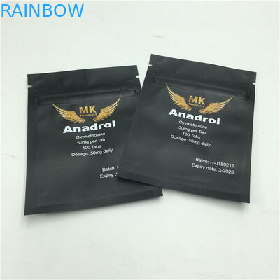 O zíper Matte Snack Plastic Pouches Packaging imprimiu o lado três selado