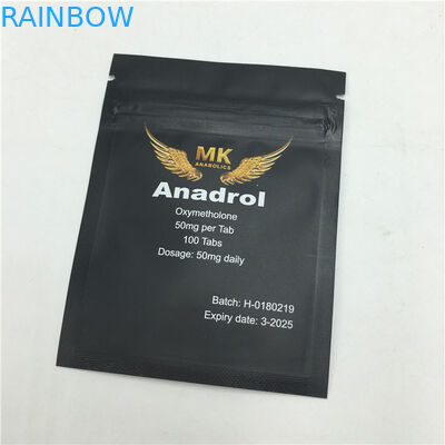 O zíper Matte Snack Plastic Pouches Packaging imprimiu o lado três selado