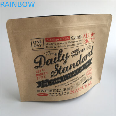 Os sacos do ziplock do papel de embalagem do chá da folha de alumínio levantam-se a soldadura térmica impressa