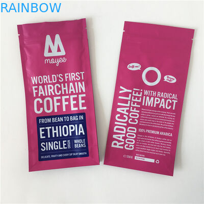 Reforço do lado da soldadura térmica de Bean Packaging Smell Proof With do café do zíper