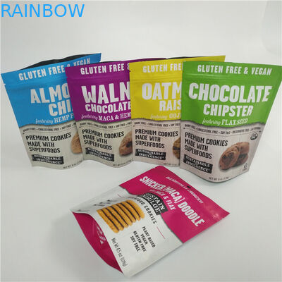 O suporte do plástico acima dos sacos de empacotamento Ziplock imprimiu o produto comestível de 1 galão