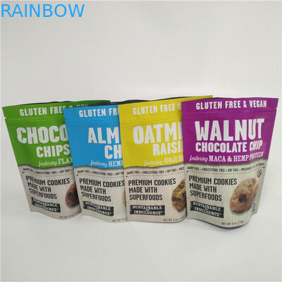 O suporte do plástico acima dos sacos de empacotamento Ziplock imprimiu o produto comestível de 1 galão