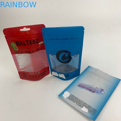 Prova da criança do saco do empacotamento plástico da folha de Mylar da janela do espaço livre do óleo de CBD