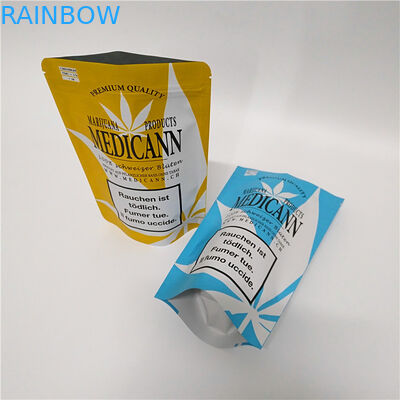 Mylar sem perigo para as crianças Resealable feito sob encomenda Digital impressa levanta-se malotes com zíper