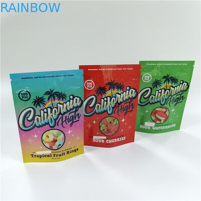 O malote lateral do selo do Ziplock três das ervas da flor de CBD personalizou impresso laminado