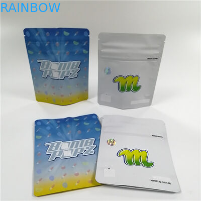 A folha de alumínio plástica comestível de Mylar do urso gomoso ensaca o toque macio