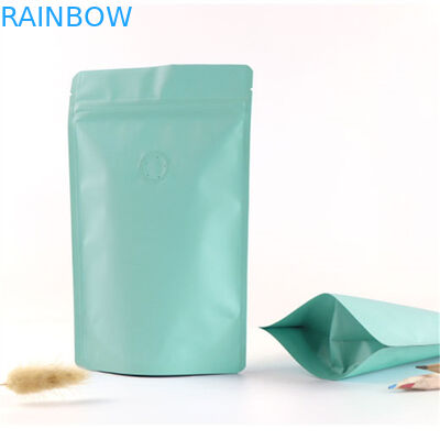 Gravure que imprime sacos de café de Matte Finish Aluminum Foil Zipper com válvula