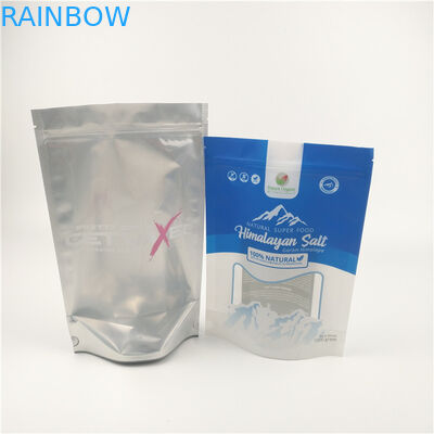 Folha de empacotamento Matt Stand Up Ziplock Pouch de sal de banho reusável