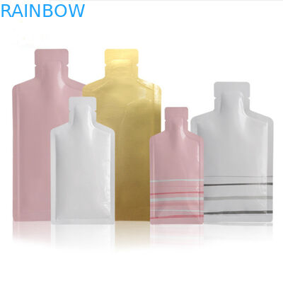 5ml biodegradável plástico do malote liso lateral cosmético do selo da amostra 3