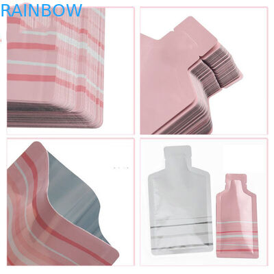 5ml biodegradável plástico do malote liso lateral cosmético do selo da amostra 3