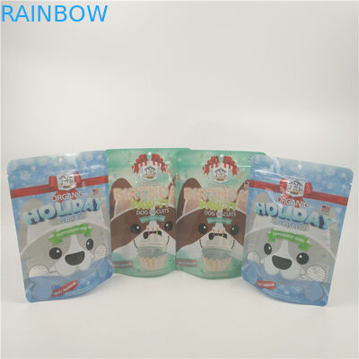 O Gravure orgânico do malote dos alimentos para animais de estimação dos biscoitos de cão imprimiu o filme laminado