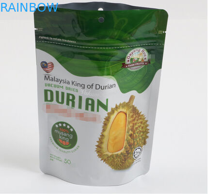 Malote Resealable de 120 Mic Stand Up Food Packaging com zíper