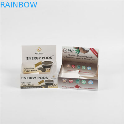 Cookies 50g Matte Display Paper Box Foldable Convient dos petiscos