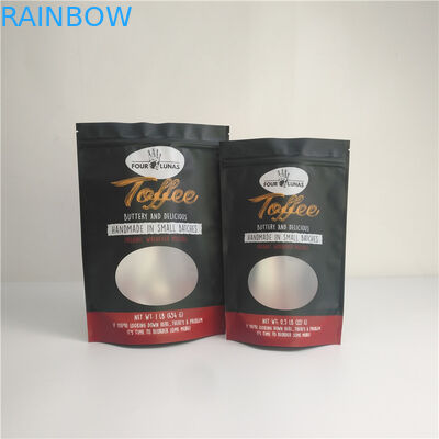 Feito sob encomenda impresso laminou o empacotamento de alimento comestível dos doces de Mylar com janela