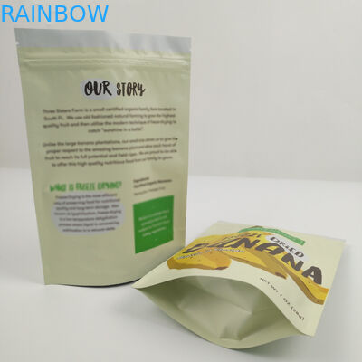 Os sacos eretos de alumínio reciclados da folha do produto comestível cheiram o logotipo personalizado prova