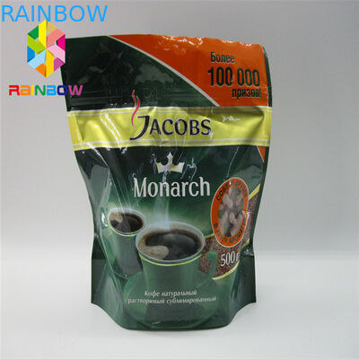 Esteja acima sacos de café do zíper da folha de alumínio cheiram o produto comestível da prova