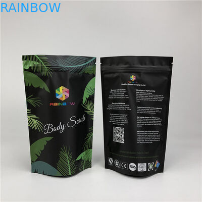 Prova cosmética do cheiro da posição de Matte Mylar Reusable Zip Pouches de sal de banho do oceano