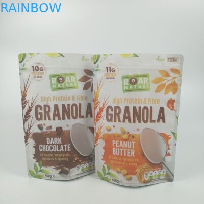 O Ziplock está acima do empacotamento de alimento reciclável dos malotes Resealable da folha de alumínio