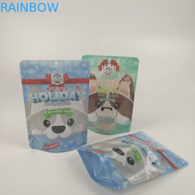 O biscoito Mylar da galinha do cão levanta-se o logotipo personalizado do empacotamento de alimentos para animais de estimação