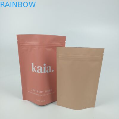 O plástico cosmético levanta-se o saco Matt Finished Resealable da barreira do zíper